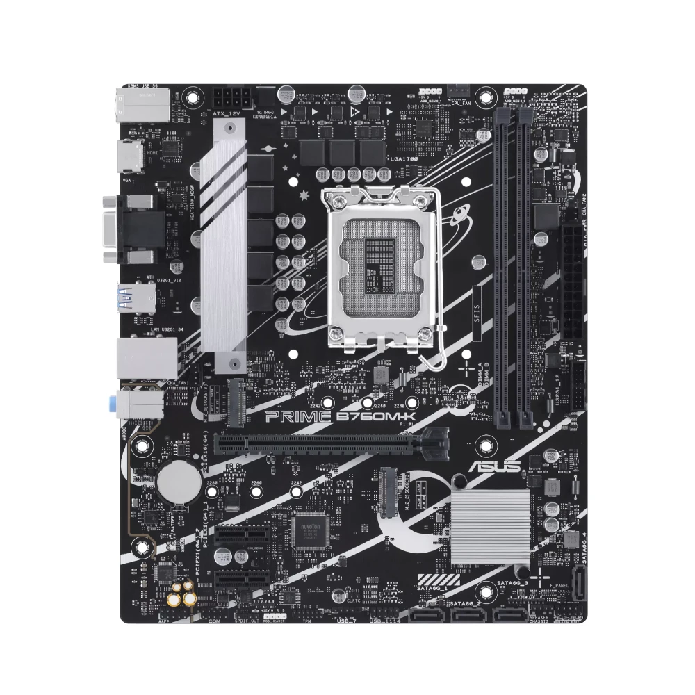 Asus Motherboard PRIME B760M-K DDR5 For Intel 12th | 13th | 14th Gen view 2